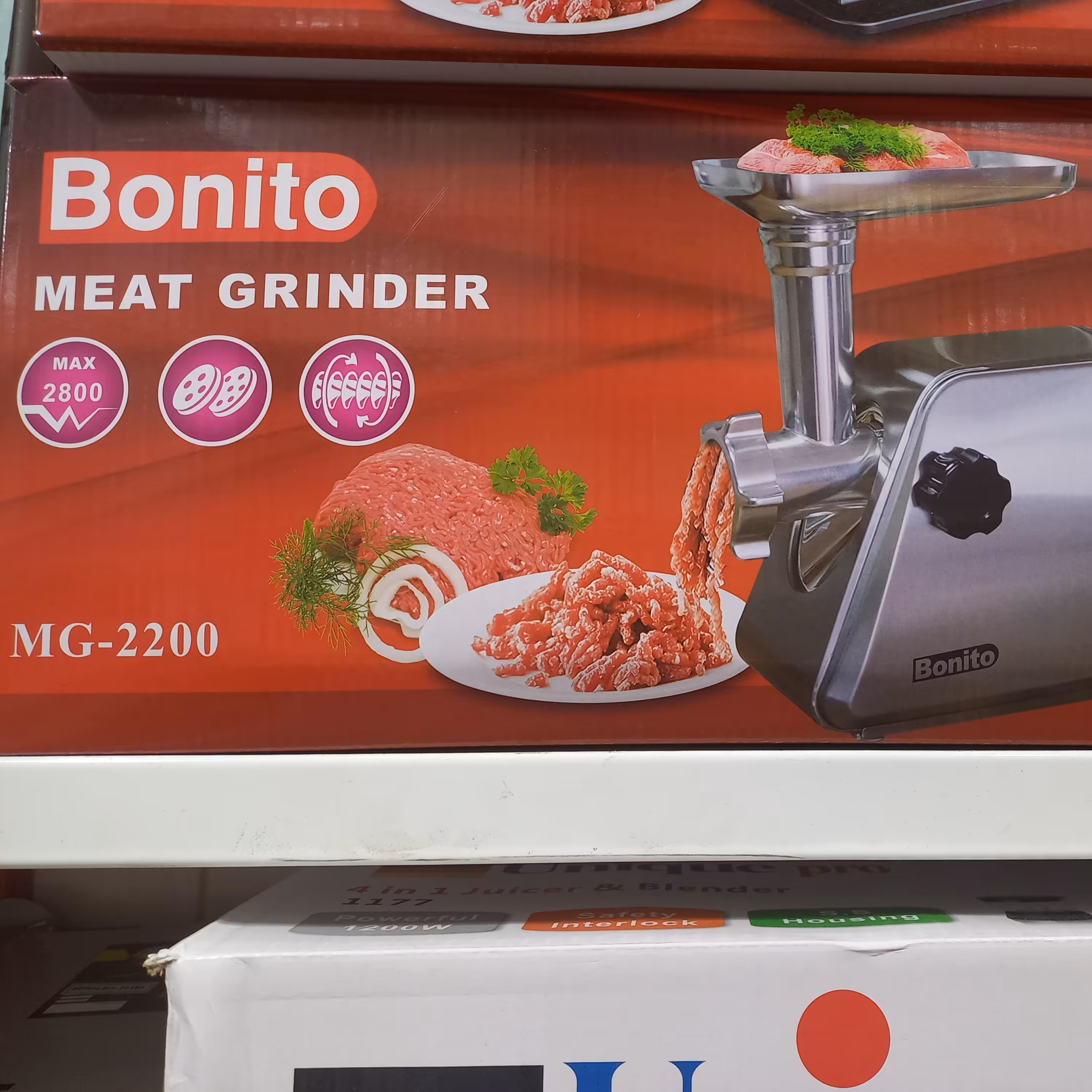 چرخ گوشت بونیتو 2200 با 12 ماه گارانتی