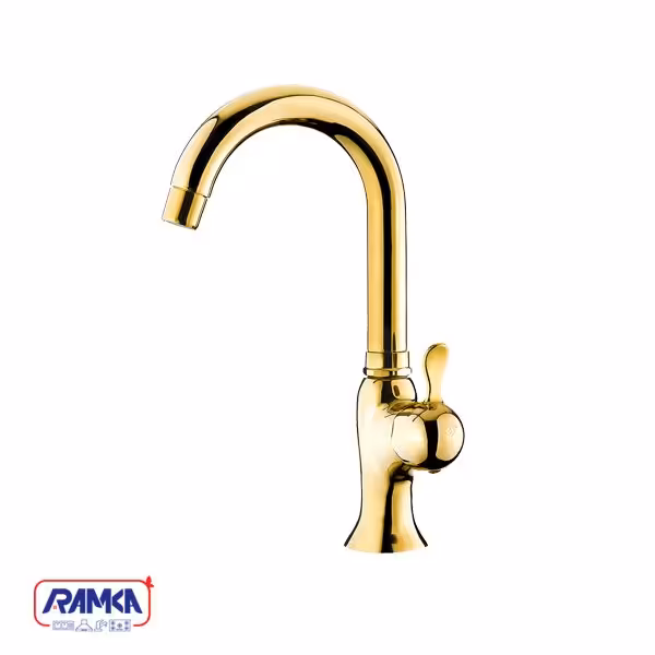 شیر روشویی متحرک تیدا طلایی کاویان