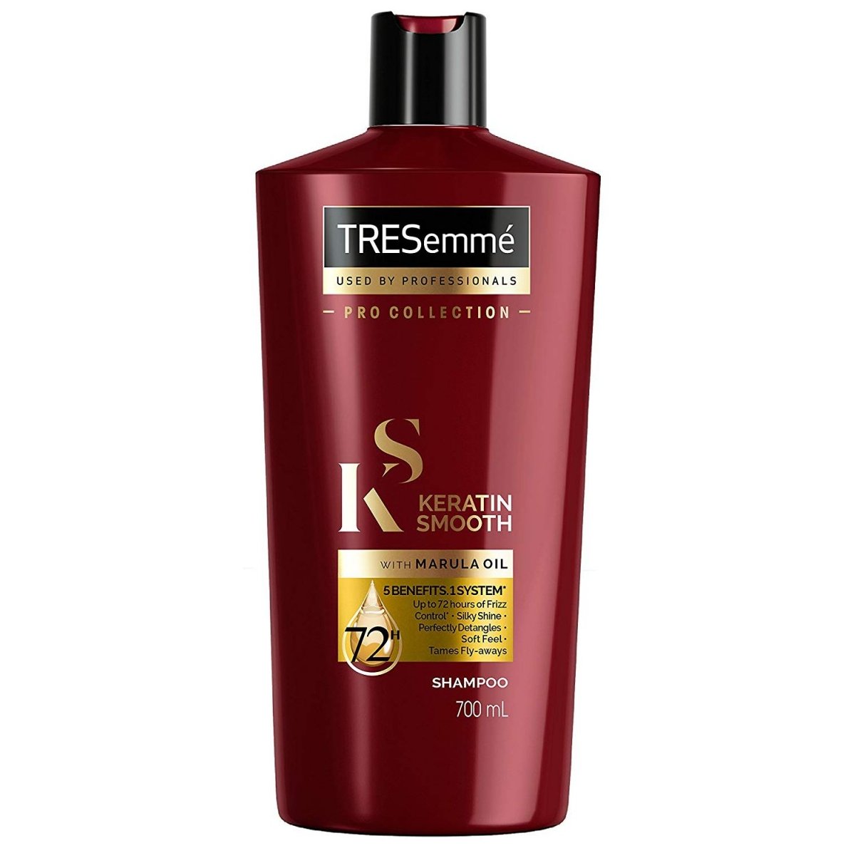 شامپو ترزمه مدل KERATIN SMOOTH مناسب انواع مو حاوی کراتین و روغن مارولا 700 میل