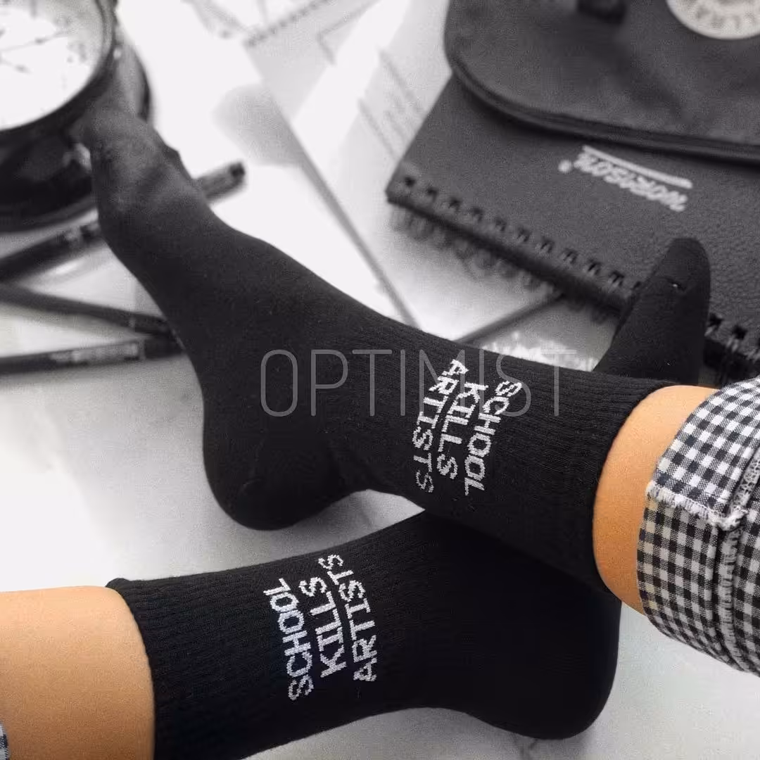 جوراب مشکی School kills artists