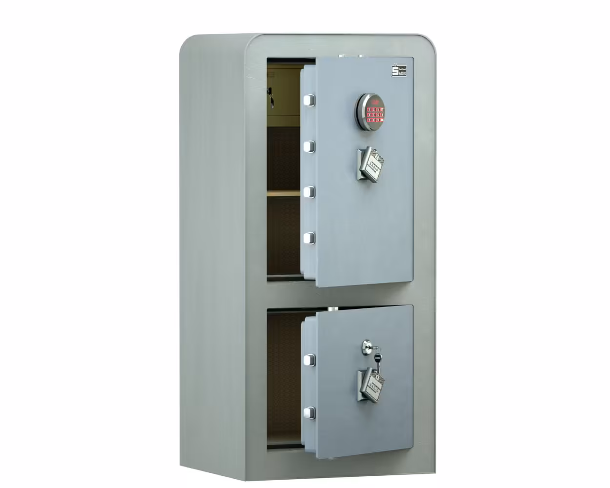 گاوصندوق دوطبقه ضدسرقت و نسوز مدل 1000D-PRO - تلکام