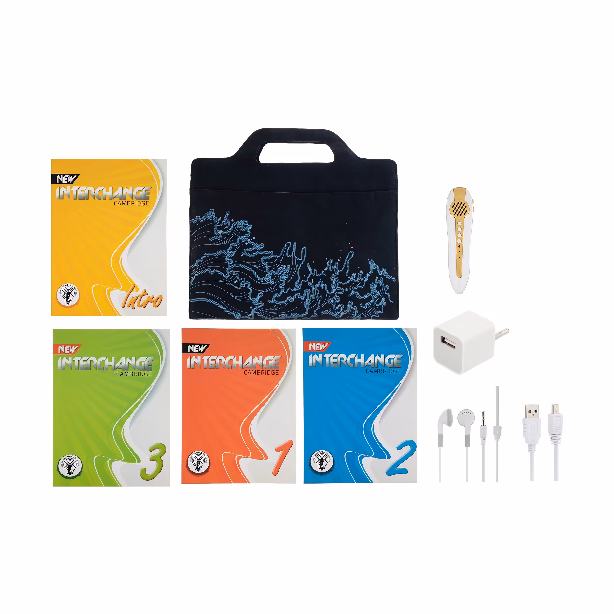 بسته قلم هوشمند آموزش زبان انگلیسی دوره کامل Interchange از مبتدی تا پیشرفته انت