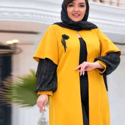 مانتو مجلسی مدل مزون دوز (سایز بزرگ دارد)
