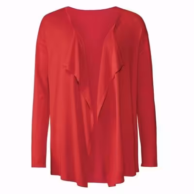 بافت زنانه برند آلمانی esmara سایز S اروپایی رنگ قرمز کاردیگن اسمارا