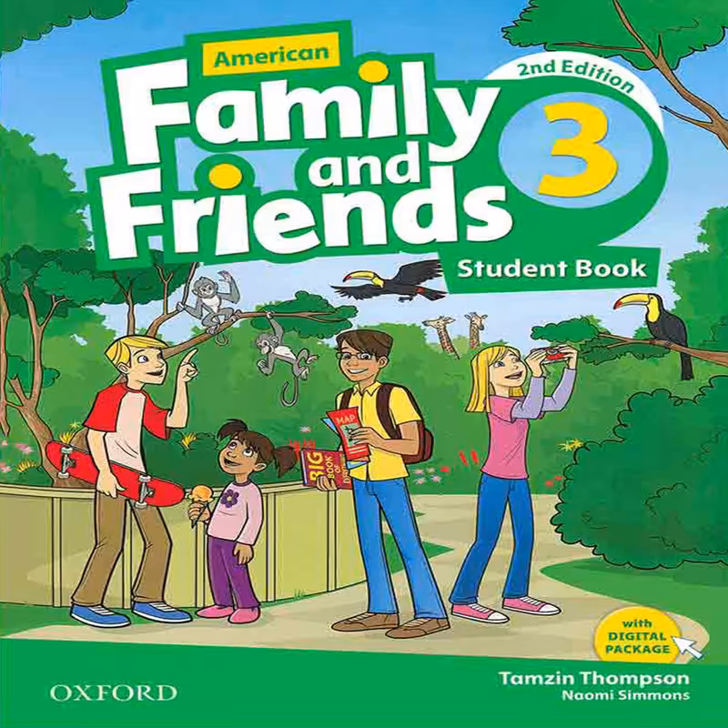 کتاب American Family and Friends 3 اثر Naomi Simmons انتشارات OXFORD