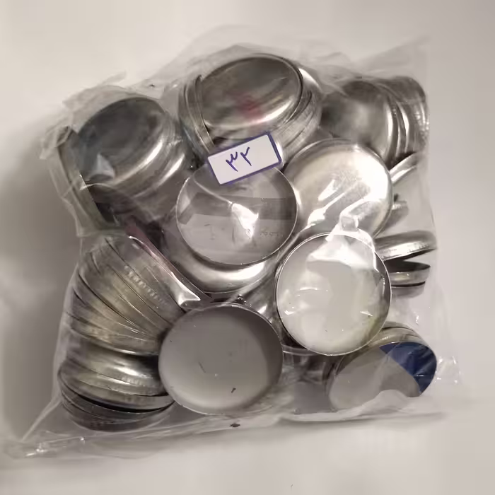 پوکه دکمه پارچه ای سایز 32 بسته 50عددی