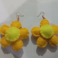 گوشواره نمدی دو جفت