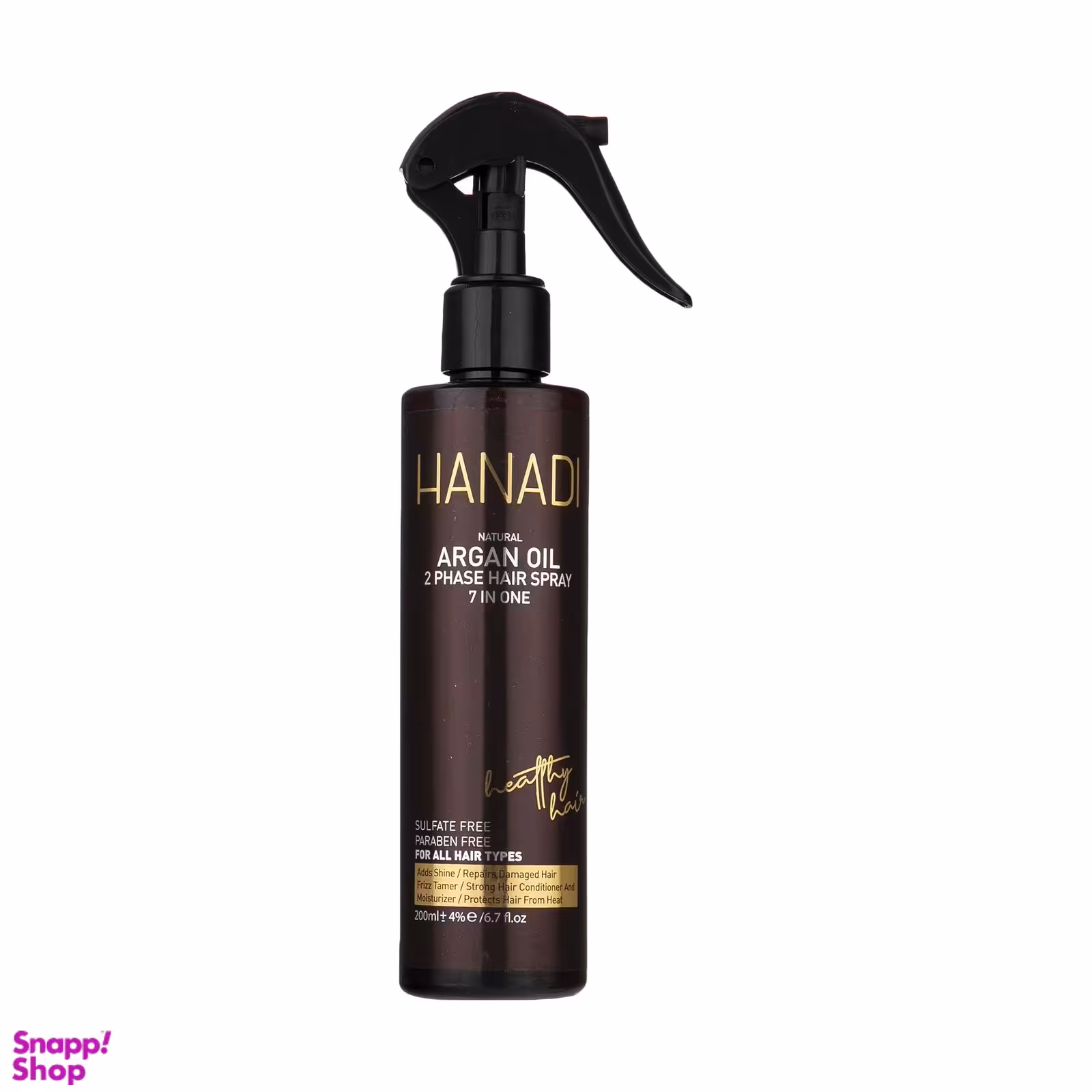 اسپری مو دوفاز هانادی مدل Argan Oil حجم 200 میلی لیتر