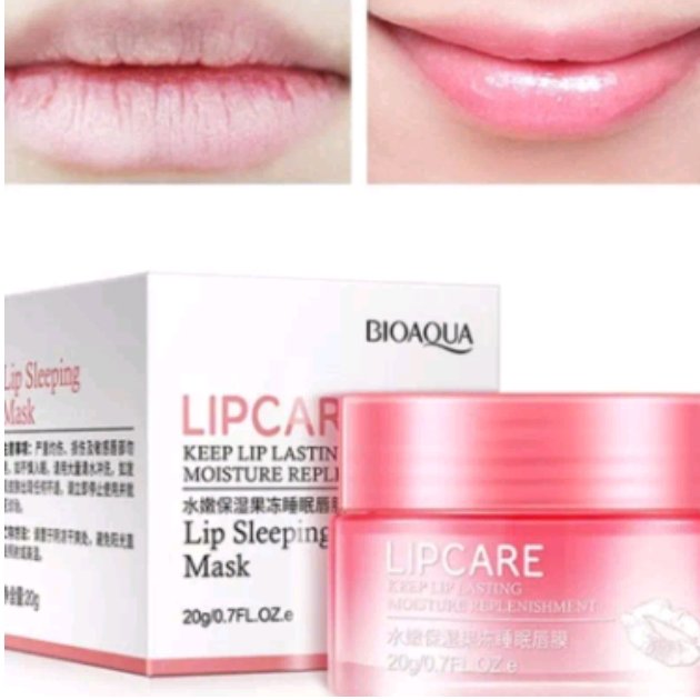 ماسک خواب لب توت فرنگی بیواکواBIOAQUA|ماسک لب بیواکوا