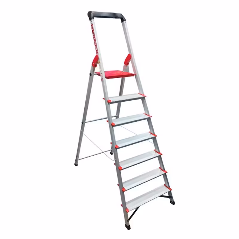 نردبان آلومینیومی فراز پله مدل زمرد 7 پله (ارسال پس کرایه و به عهده مشتری)