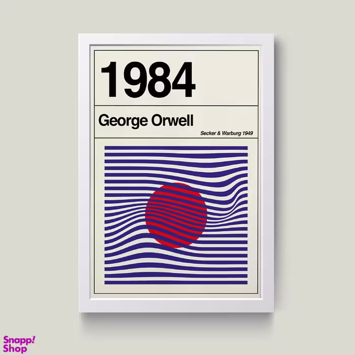 تابلو مدل 1984 Poster کدS1624-w