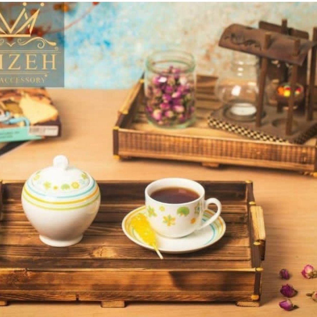 سینی چوبی جفتی