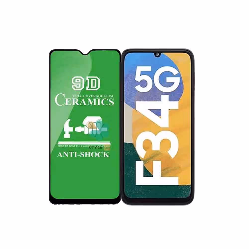 گلس گوشی سرامیکی تمام صفحه مناسب Samsung Galaxy F34