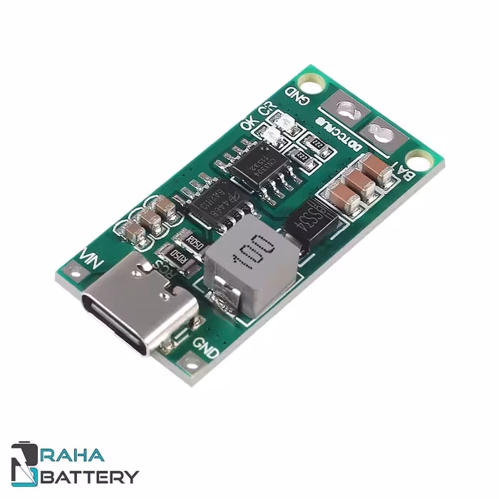 برد شارژر باتری 2 سل 4 آمپر با ورودی TYPE-C