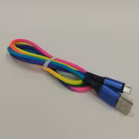 کابل شارژر  رنگین کمانی