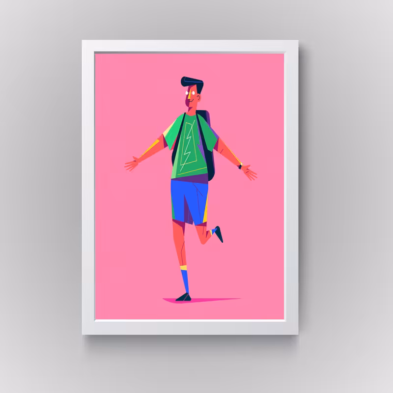 تابلو طرح دکوراتیو فانتزی مدل N5202