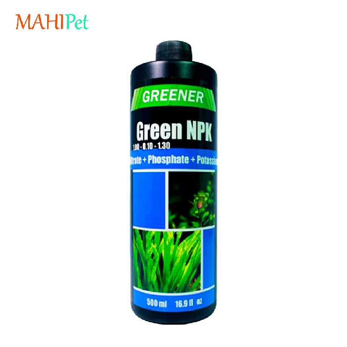 کود مایع گیاهی گرینر Greener Green NPK حجم 500 میلی لیتر