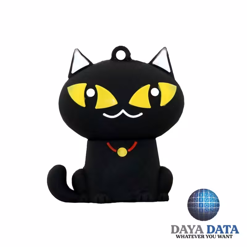 فلش مموری فانتزی دایا دیتا  طرح گربه سیاه  مدلPF1054-3 ظرفیت32GB-USB2  