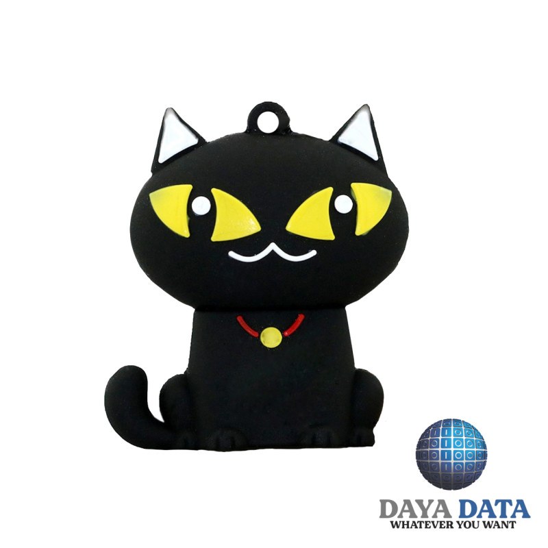 فلش مموری فانتزی دایا دیتا  طرح گربه سیاه  مدلPF1054-3 ظرفیت32GB-USB2  