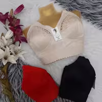 سوتین دانتل پرستو زنانه کش پهن