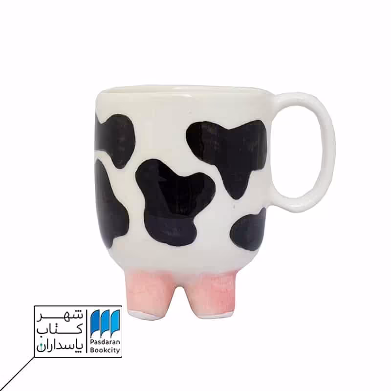 ماگ گاو پایه صورتی