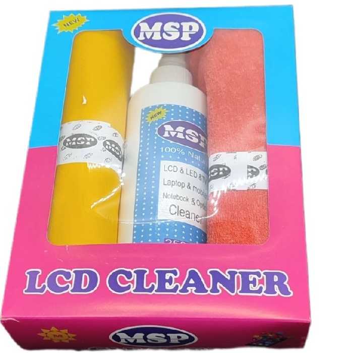 مایع تمیز کننده صفحه LED,LCD به همرا دو عدد دستمال مخصوص