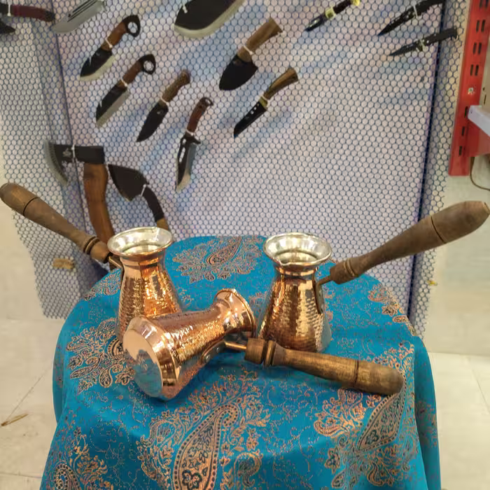 قهوه جوش ارمنی مسی سایز1