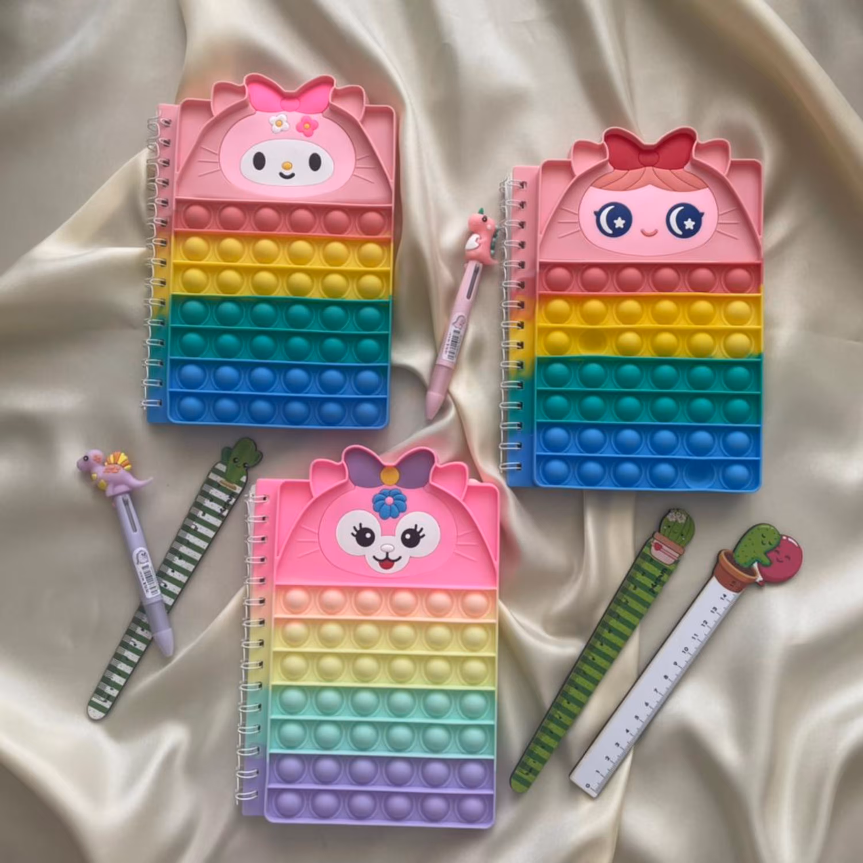 دفتر مشق پاپیتی کیتی خرگوش دختر پاپیونی فنر دوبل