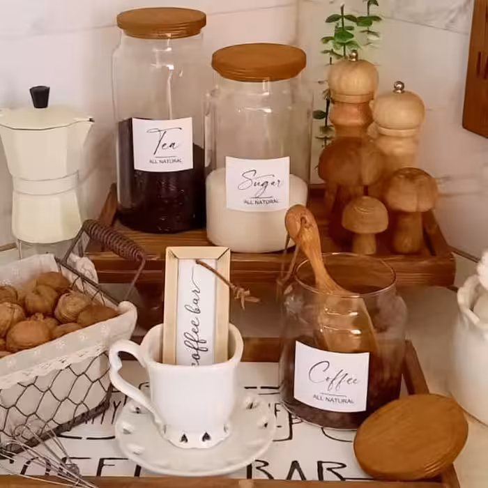 پاسماوری سه سایزی برند SAMPO درب  چوبی بانکه سه عددی آشپزخانه