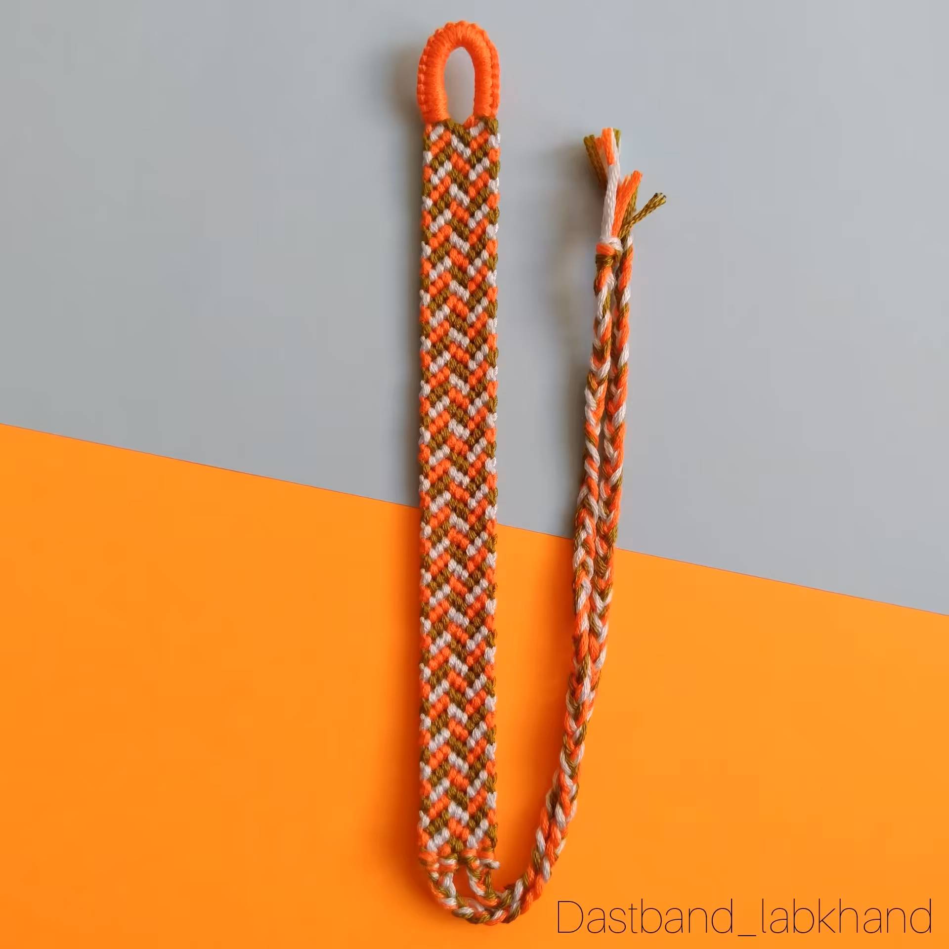 دستبند دوستی دستبافت کد 17