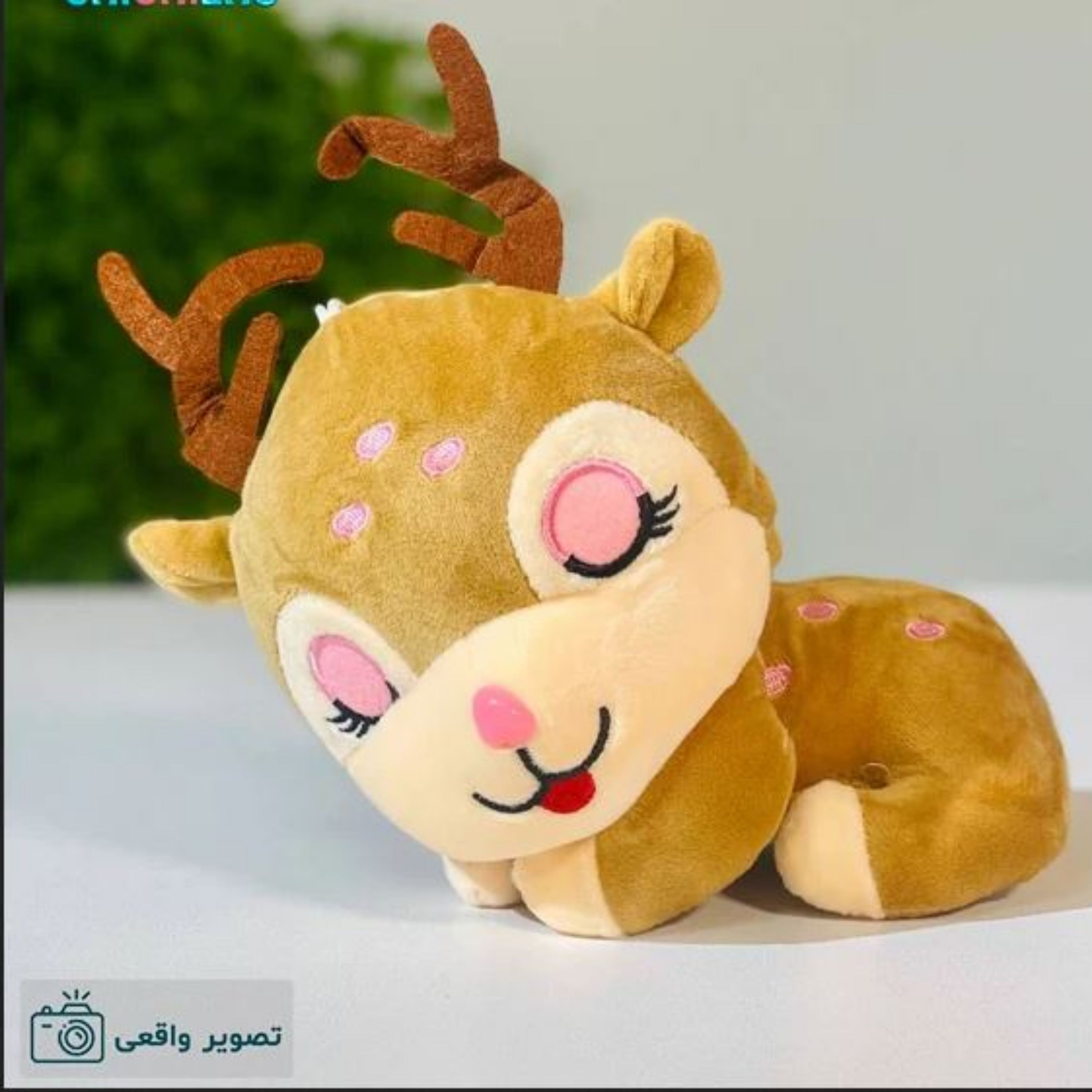 عروسک گوزن خوابیده 20 سانتی