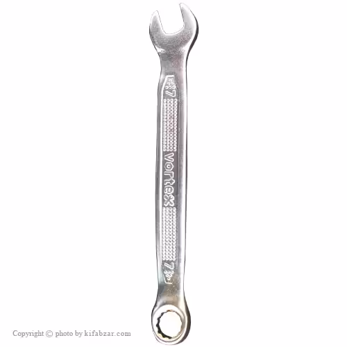 آچار يک سر تخت يک سر رينگي ورتکس مدل 301117 سايز 7