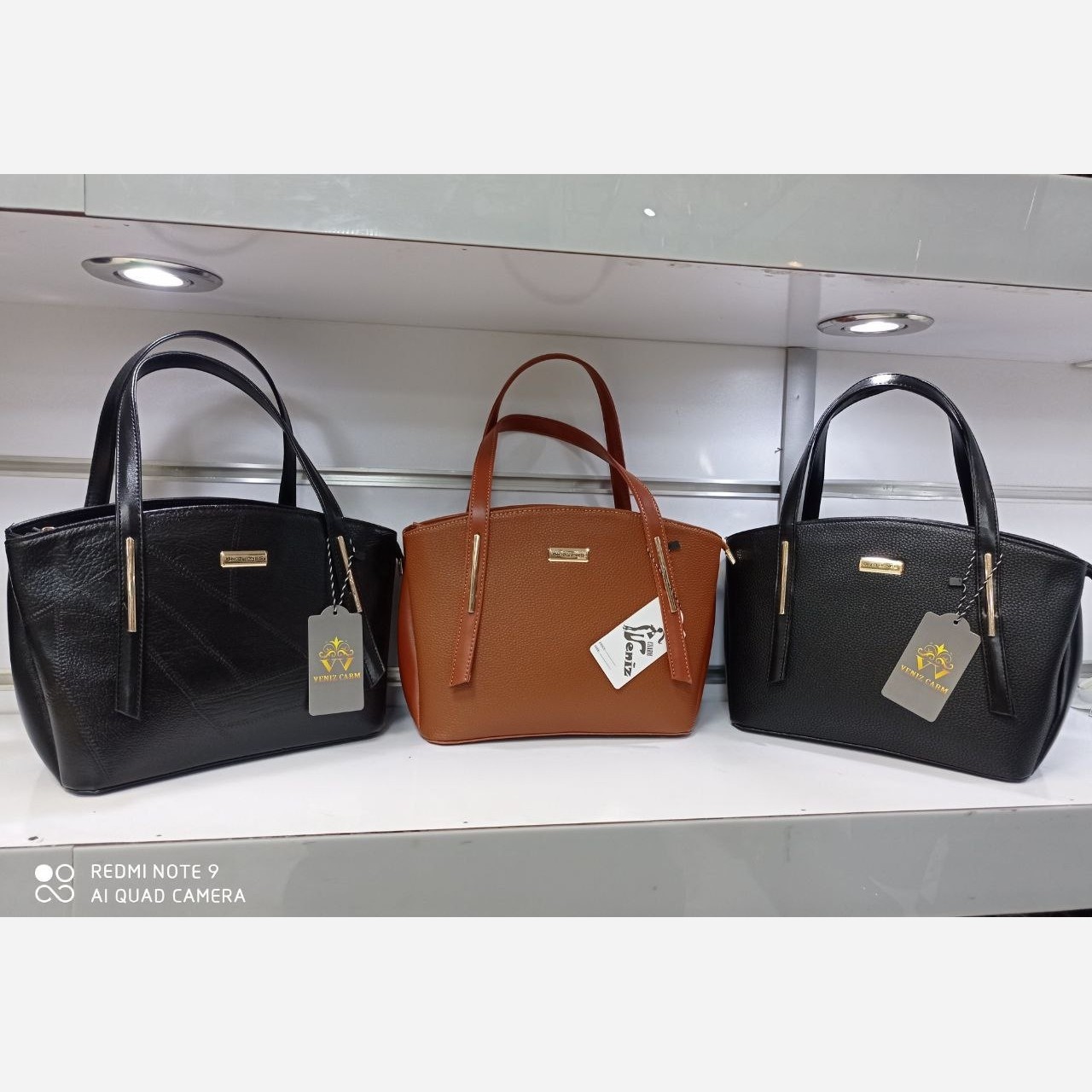 کیف زنانه بزرگ دستی چرم مصنوعی آنالین خارجی در رنگ بندی متنوع کد ve229/