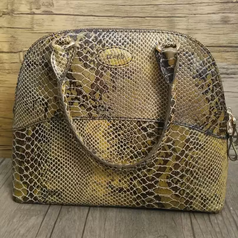 کیف مجلسی زنانه i-40 چرم طبیعی دستدوز برند ایزاکو 