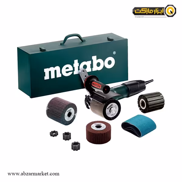 پولیش غلطکی متابو 1200 وات مدل SE 12 - 115 Set به همراه ست کامل