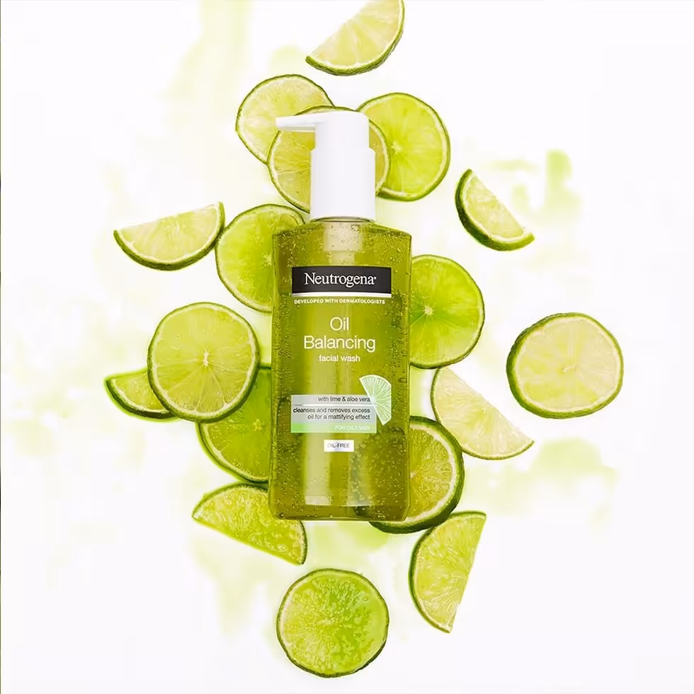 ژل شستشو صورت لیمو نیتروژنا 200میلی لیتر Neutrogena oil balancing