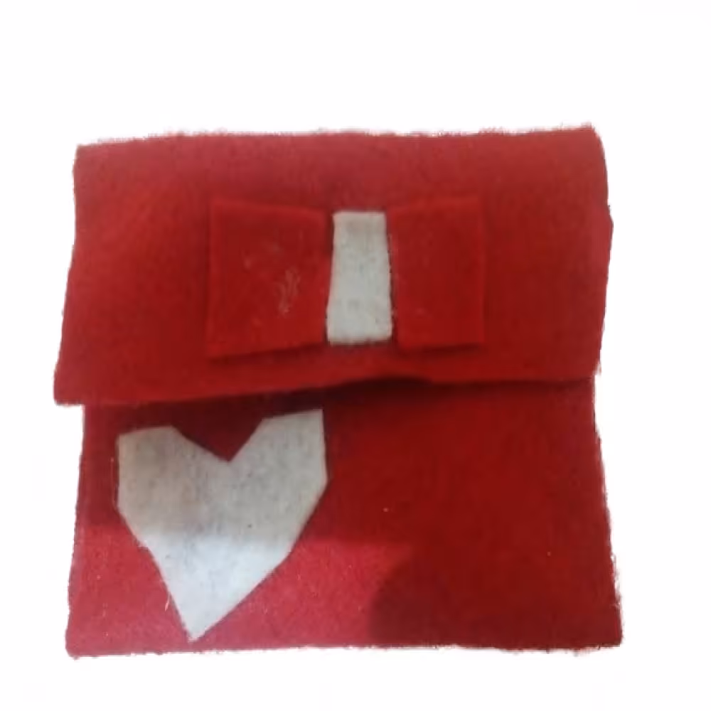 جا کارتی نمدی رنگ قرمز کد 126