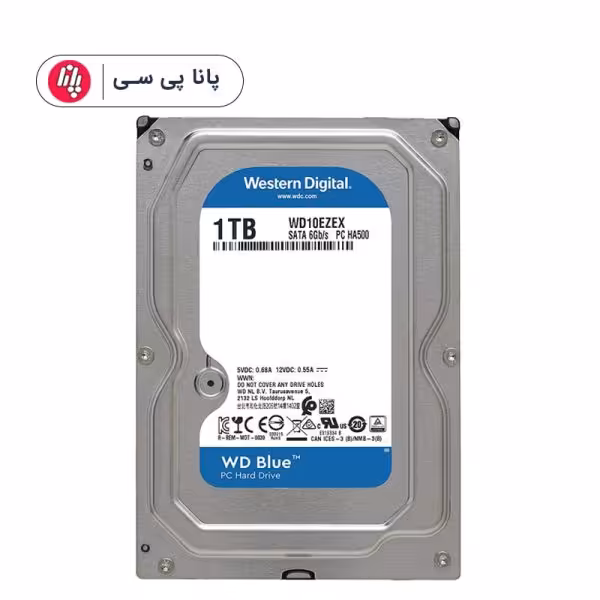 هارد دیسک وسترن دیجیتال مدل WD Blue WD10EZEX 1TB