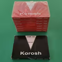 استامپ قرمز و مشکی وآبی