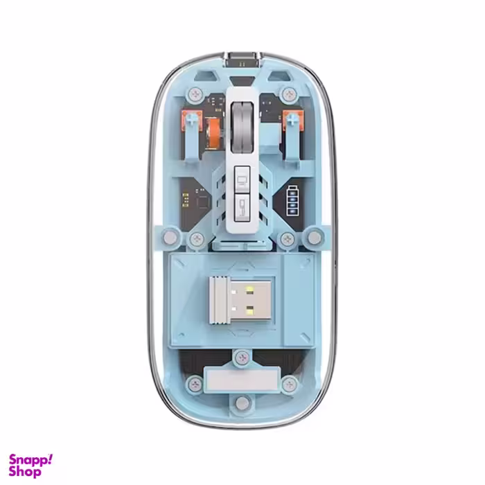 ماوس بی سیم شیشه ای مدل Transparent Mouse