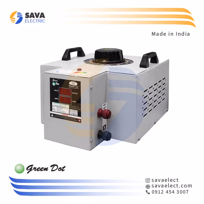 خرید واریابل تک فاز GDDM-281-P-VI 7KVA گرین دات هند | ساوا الکتریک