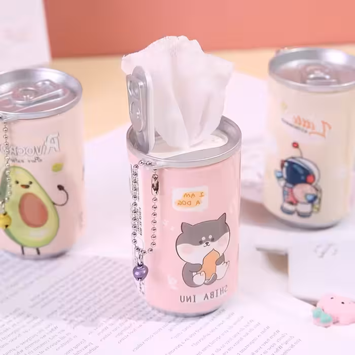 دستمال مرطوب طرح قوطی نوشابه | amazonchi