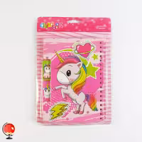 دفتر یادداشت فانتزی سیمی طرح یونیکورن