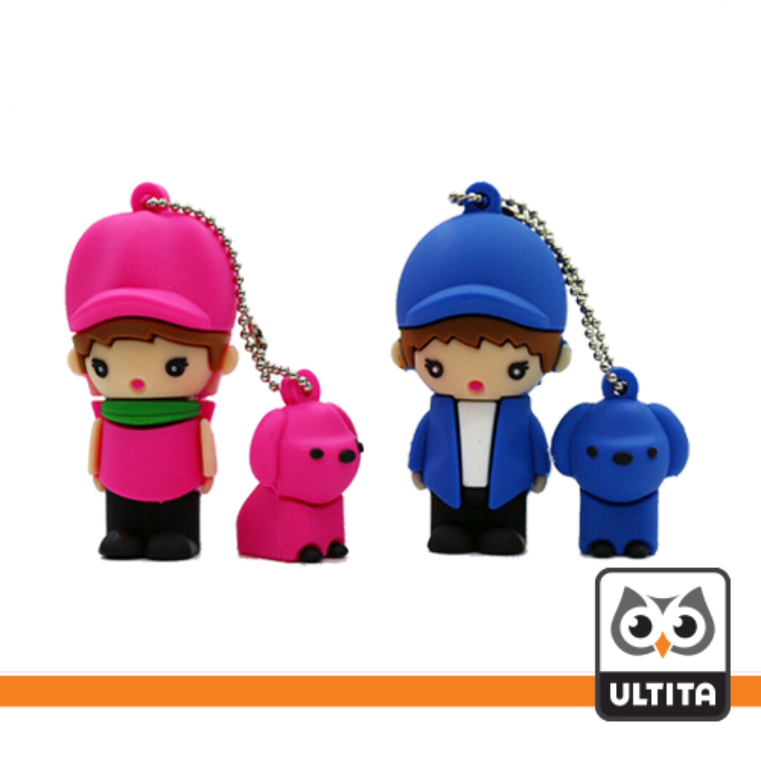 فلش دختر صورتی و پسر آبی 8 گیگ اولتیتا با گارانتی