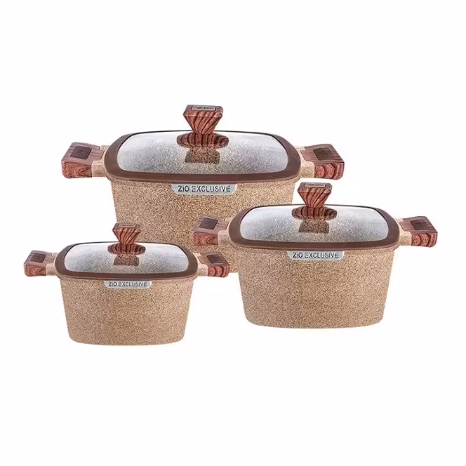 سرویس قابلمه 6 پارچه زیو مدل Z-8350-24