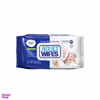 دستمال مرطوب دافی مدل بابونه بسته 100 عددی