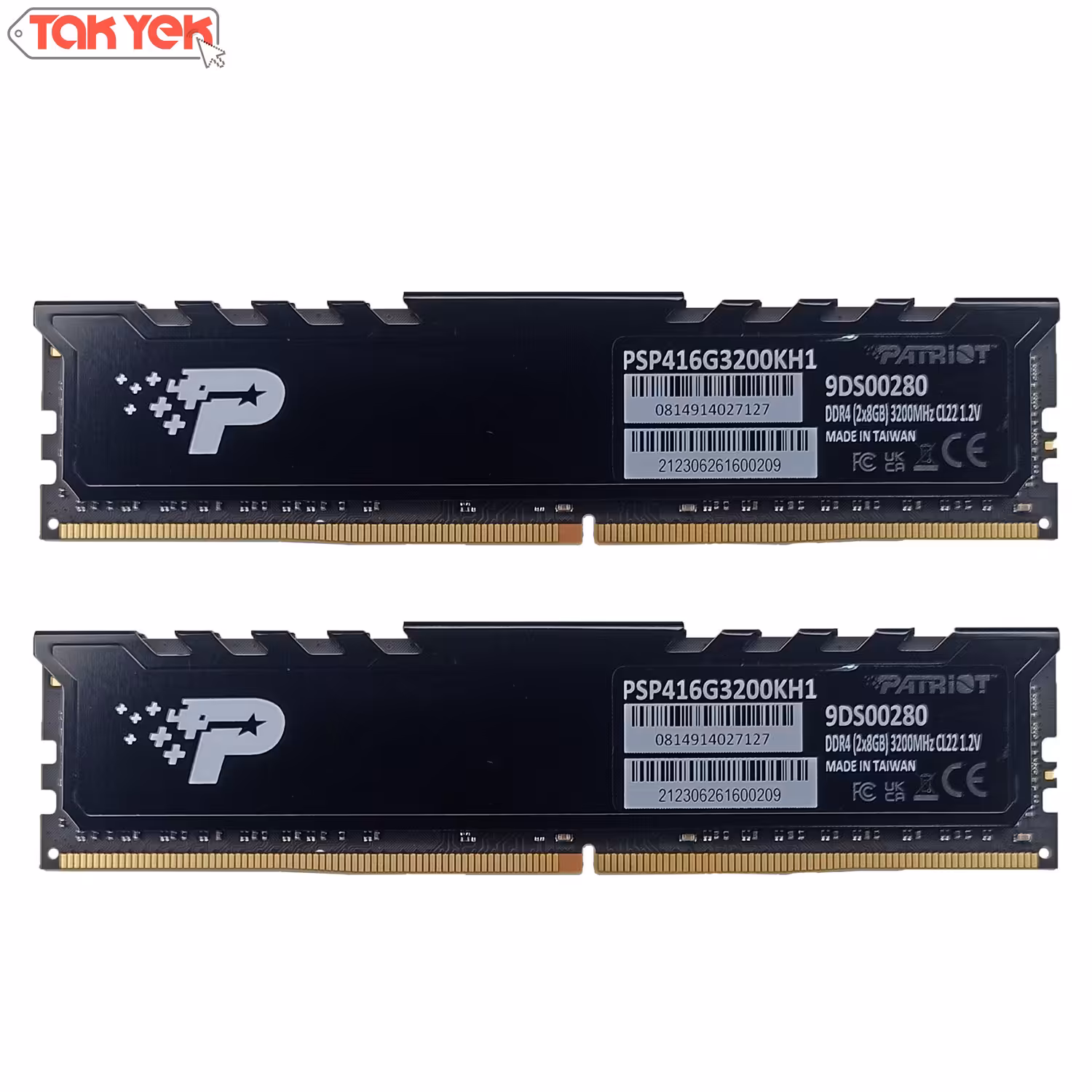 رم کامپیوتر PATRIOT PREMIUM 16G(2*8G) 3200 D4