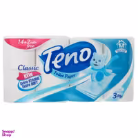 دستمال توالت تنو بسته 16 عددی