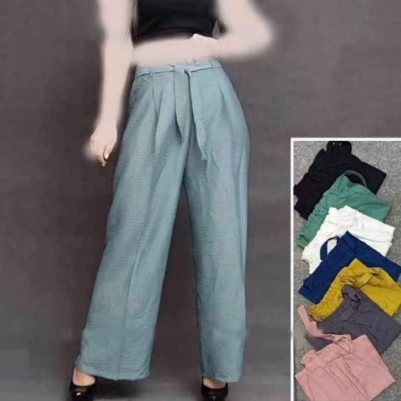 شلوار بابوس مدل کمر هویجی  قد90