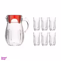 سرویس پارچ و لیوان 7 پارچه نوری تازه سری Frechia مدل 172102W